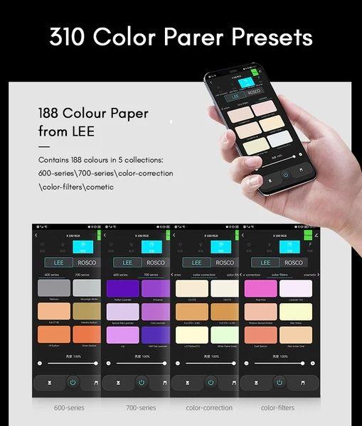 Luz de vídeo X-180RGB LED Tolifo para iluminação cinematográfica Imagem de Luz de vídeo X-180RGB LED Tolifo para iluminação cinematográfica