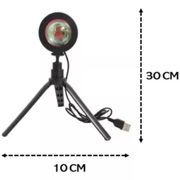 Imagem de Luz do pôr do sol RGB LVOD, projeção da lâmpada do pôr do sol Projetor da luz do sol, luz noturna luz ambiente