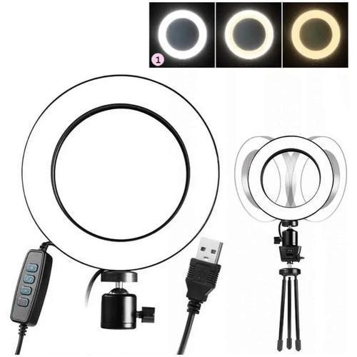 Imagem de Luz E Iluminador Ring Light 6 Polegadas Led Usb Led De Mesa