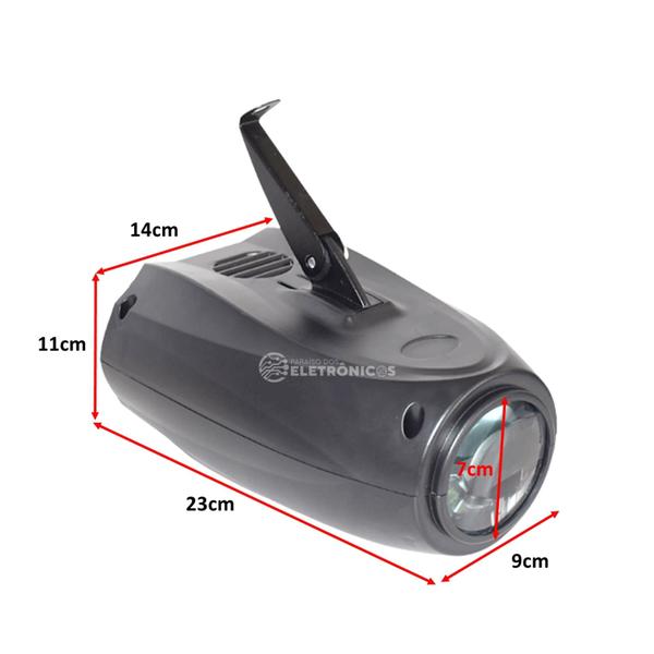 Imagem de Luz Laser Multi Efeito Holofotes De Palco LED RGBW Sensor Por Som Festas Balada Dj - 1948811