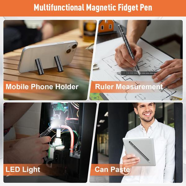 Imagem de Luz LED multifuncional com tela sensível ao toque Fidget Pen Dusor