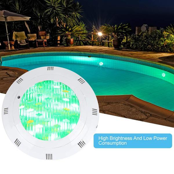 Imagem de Luz LED para piscina eecoo IP68 à prova d'água 72W 360LED RGB com controle remoto