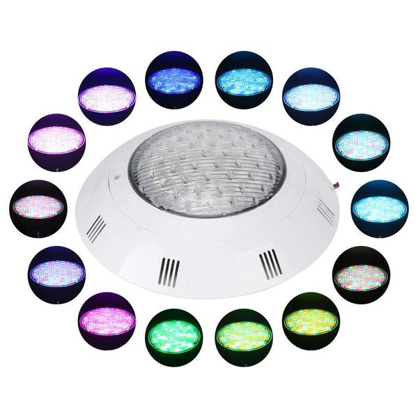 Imagem de Luz LED para piscina eecoo IP68 à prova d'água 72W 360LED RGB com controle remoto