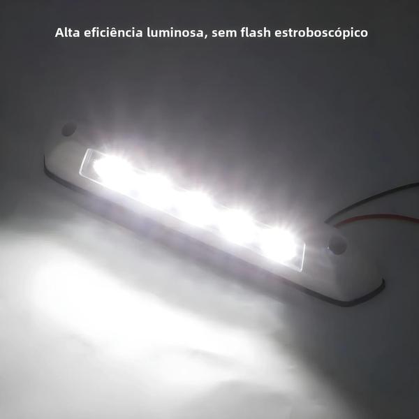 Imagem de Luz LED para Toldo de RV 12V/24V - Impermeável para Motorhome, Caravan, Van e Trailer