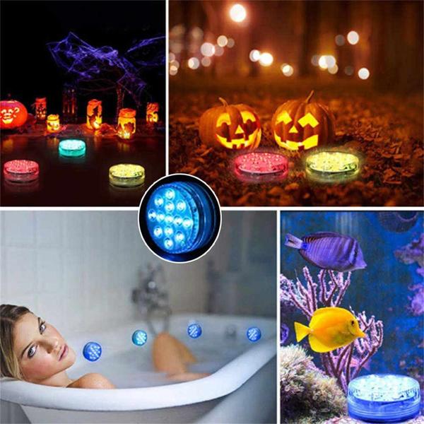 Imagem de Luz Led Piscina Decorativa Colorido RGB Com Controle Remoto