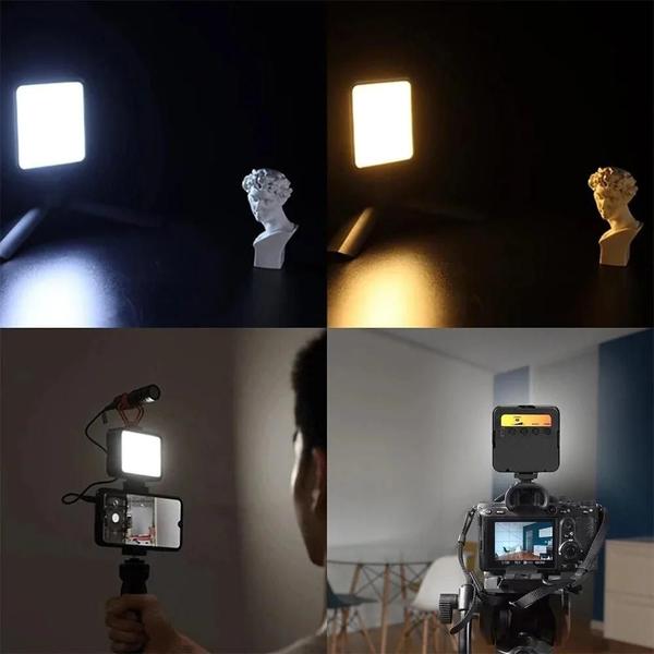 Luz LED Portátil para Estúdio Fotográfico e Vídeos - Ideal para TikTok, YouTube e Games Imagem de Luz LED Portátil para Estúdio Fotográfico e Vídeos - Ideal para TikTok, YouTube e Games