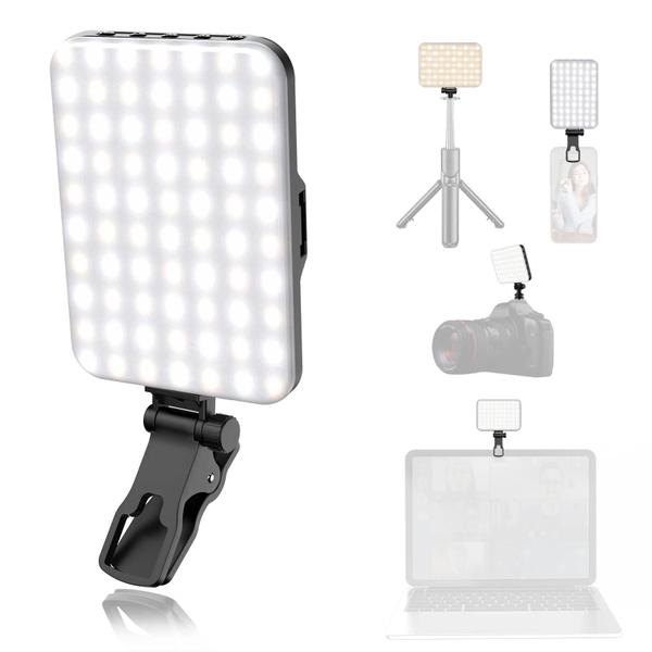 Imagem de Luz LED Portátil para Selfie - 60 Leds de Alta Qualidade, 2200mAh, Recarregável, 7 Modos de Iluminação