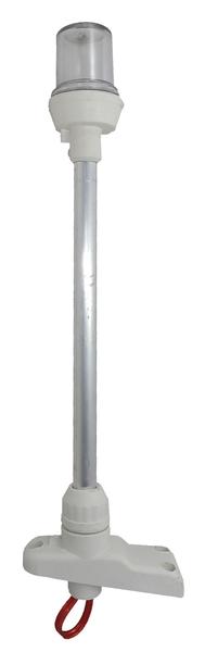 Luz Navegação Strobo Mastro Branco Alcançado 40cm Led Barco - Noster Náutica Imagem de Luz Navegação Strobo Mastro Branco Alcançado 40cm Led Barco