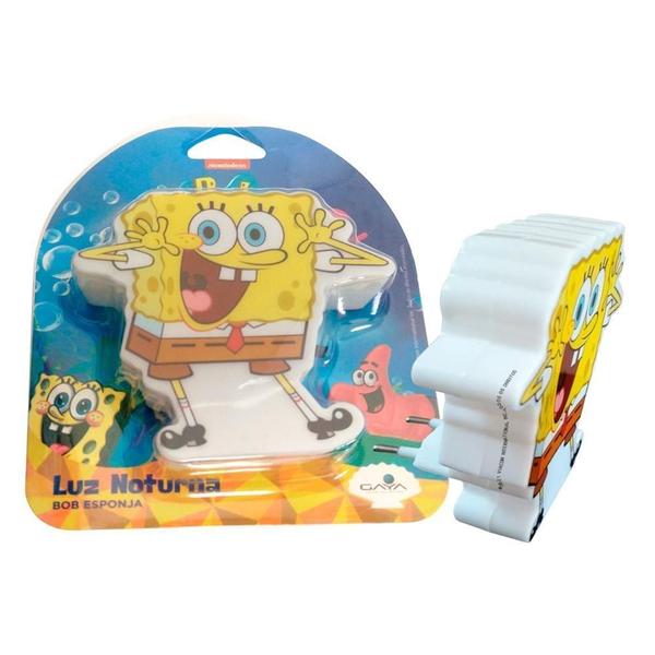 Imagem de Luz Noturna Bob Esponja 6500K Luz Branca