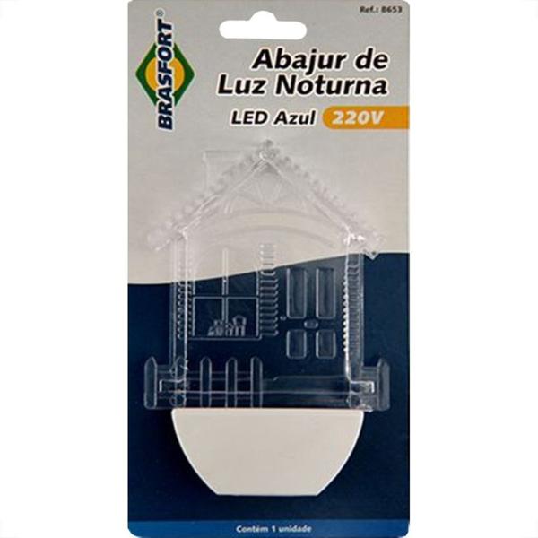 Imagem de Luz Noturna Brasfort Casa Led Branco 220V. - 8780