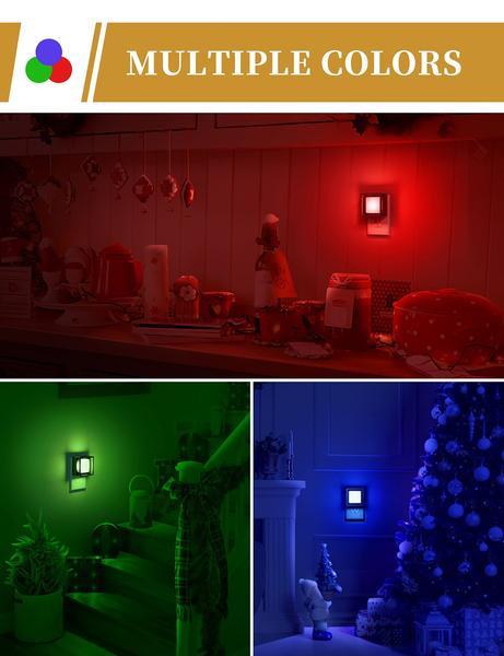 Imagem de Luz noturna DoresShop Red pacote com 2 Sensor LED plug-in