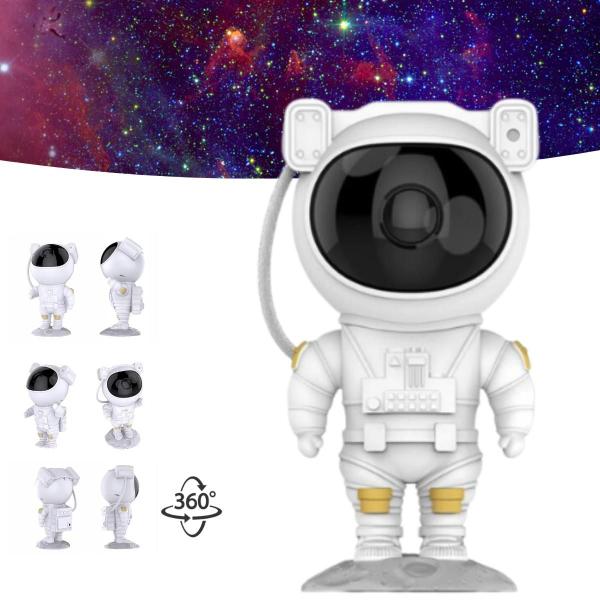 Luz Noturna Galáxia: Projetor Astronauta para Bebês - F7 Variedades Imagem de Luz Noturna Galáxia: Projetor Astronauta para Bebês