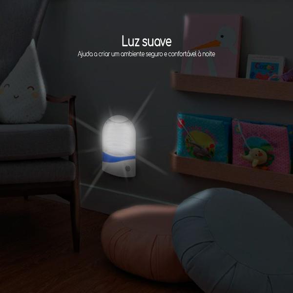 Imagem de Luz Noturna Infantil 2 Un Tomada Bivolt Compacta Iluminação