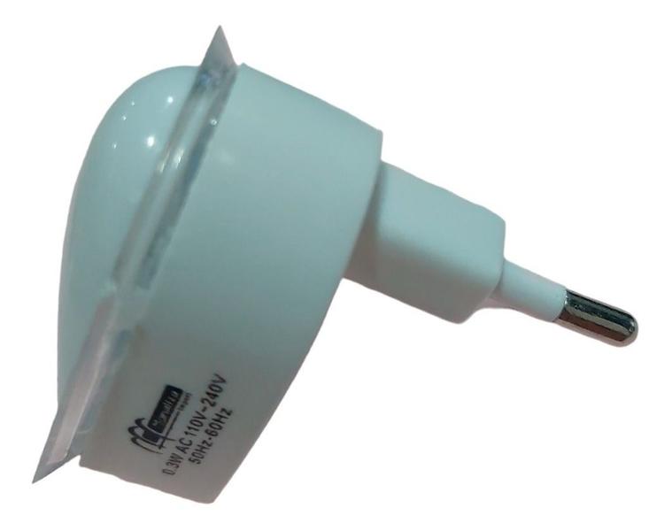 Luz Noturna Infantil Luminária Tomada Bivolt Lampada Led Coração - Monaliza Imagem de Luz Noturna Infantil Luminária Tomada Bivolt Lampada Led Coração