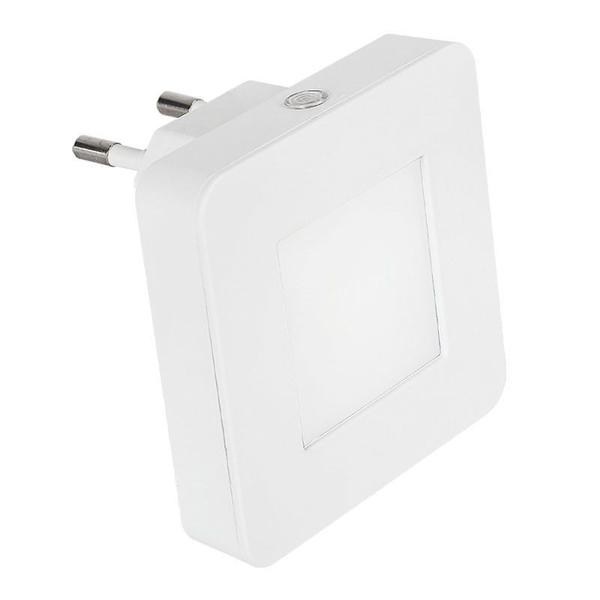 Imagem de Luz Noturna Led 0,5w Branco Quente 3000k Quadrado Frontal Bivolt Ilumi