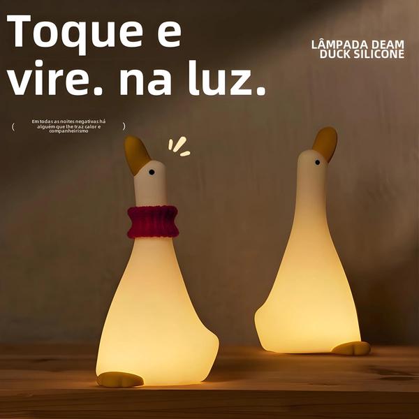 Imagem de Luz Noturna LED Infantil com Sensor de Toque - Design de Animais Fofos