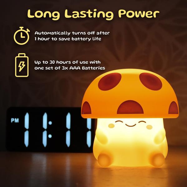 Imagem de Luz noturna MUSHI Ambient Mushroom Squishy Lamp