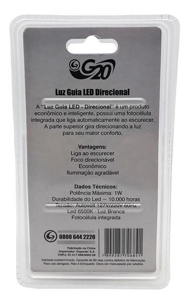 Imagem de Luz Noturna Sensor Luminosidade Direcional com Fotocélula G20