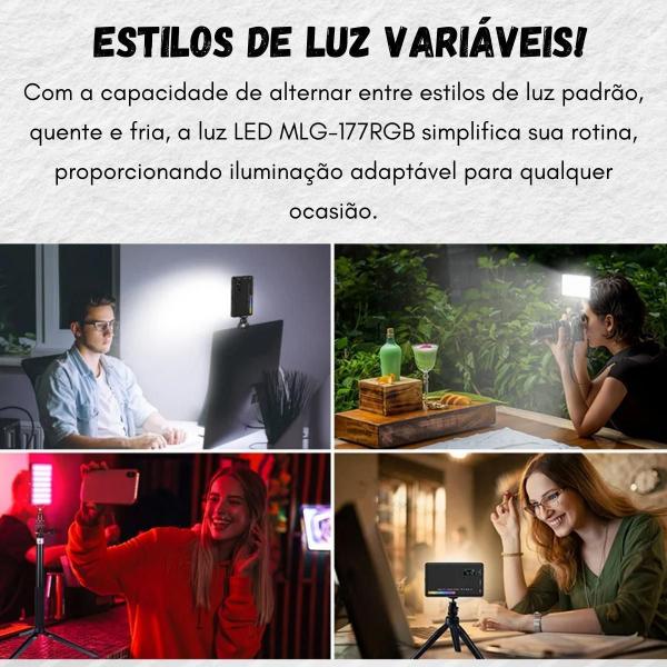 Luz Preenchimento Mini Led Video Light Fotografia - Star Capas E Acessórios Imagem de Luz Preenchimento Mini Led Video Light Fotografia
