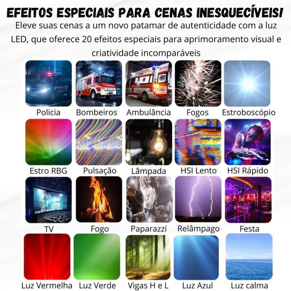 Luz Preenchimento Mini Led Video Light Fotografia - Star Capas E Acessórios Imagem de Luz Preenchimento Mini Led Video Light Fotografia