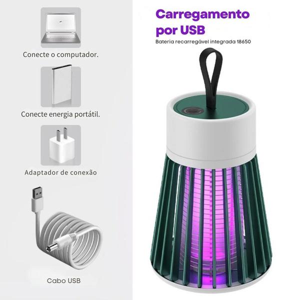 Imagem de Luz Repelente Elétrica Anti-Mosquitos e Dengue  Proteja Seu Ambiente e Durma Seguro Sem Insetos!