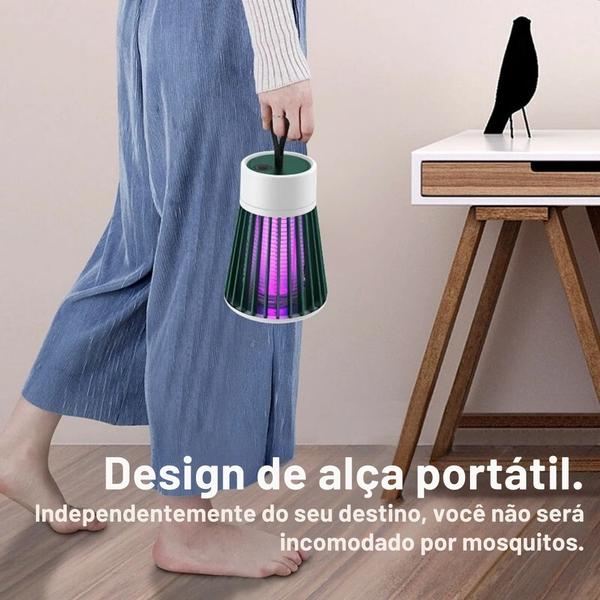 Imagem de luz repelente elétrica armadilha anti dengue e mosquitos repele o ambiente durma seguro