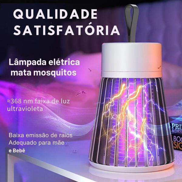 Imagem de luz repelente elétrica armadilha anti dengue e mosquitos repele o ambiente durma seguro