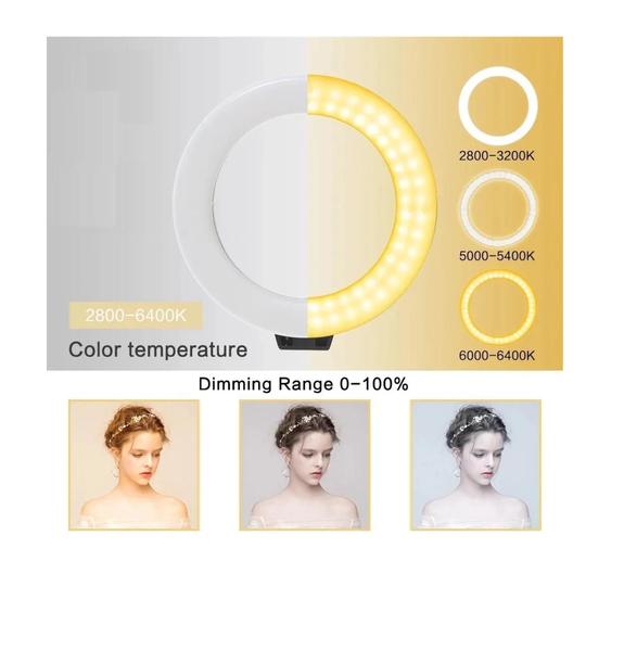 Imagem de Luz Ring Light 26cm Led Iluminador Estética Maker Blogueira Youtube