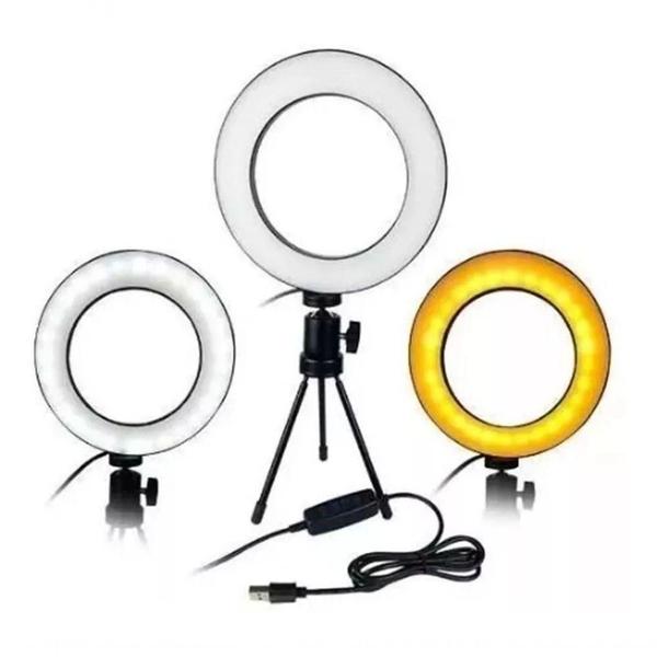 Imagem de Luz Ring Light De Mesa 16Cm