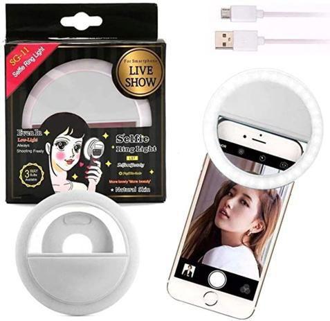 Imagem de Luz Selfie Ring Light Clipe Anel Led Flash Celular Premium