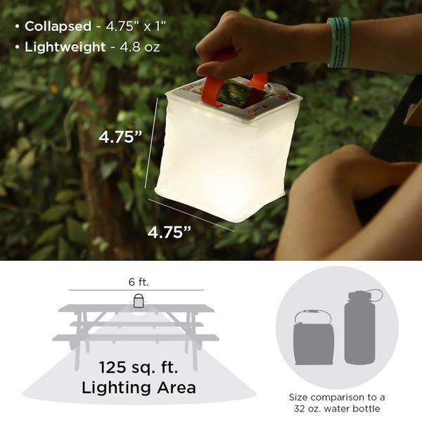 Imagem de Luz solar inflável à prova D'Água LuminAID PackLite Nova USB