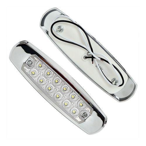 Luz Subaquática Submarina De Cortesia Náutica Inox 12 Leds 12V Barco Lancha Iate Imagem de Luz Subaquática Submarina De Cortesia Náutica Inox 12 Leds 12V Barco Lancha Iate