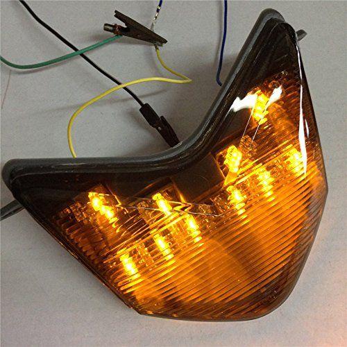 Imagem de Luz Traseira Fumê MT038 - Compatível com Kawasaki Ninja ZX-6R 2005-2006 - ZX-10R 2006-2007