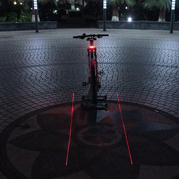 Imagem de Luz traseira para bicicleta com iluminação a laser