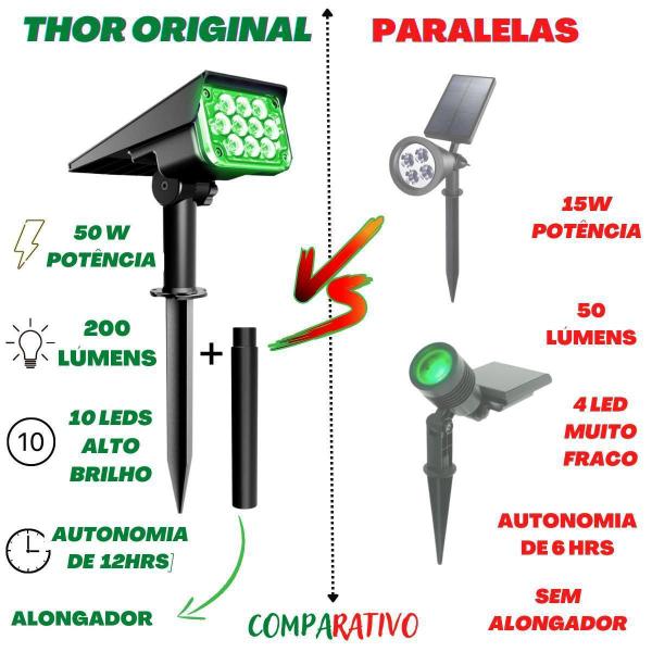 Imagem de Luz Verde Para Jardim Solar De Led 12Hr Funcionamento