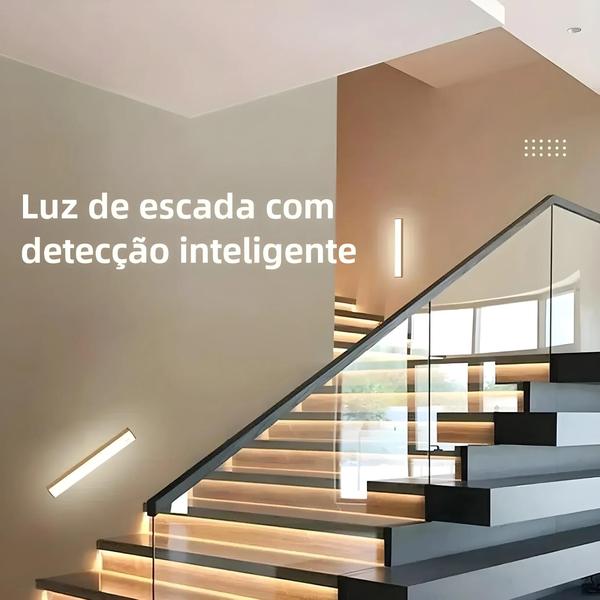 Imagem de Luzes De Barra Led Com Sensor De Movimento Recarregável Luz Noturna Portátil Regulável Para Sala De