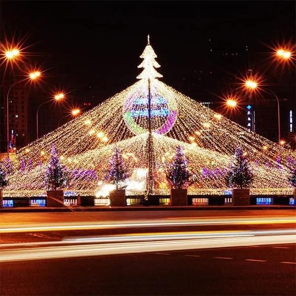 Imagem de Luzes de Corda LED à Prova d'Água 10M - Lâmpadas de Festa e Casamento