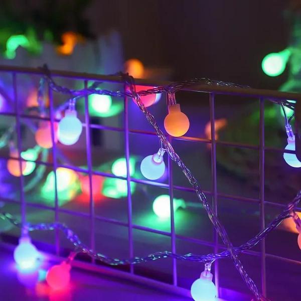 Imagem de Luzes de Cordão LED à Prova D'Água 10M - USB e Bateria - Decoração de Jardim e Festas