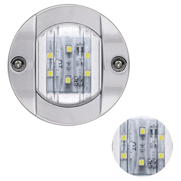 Imagem de Luzes De Cortesia De Deck LED À Prova D'água Branco Azul Âmbar 6 DC 12V Luzes De Cabine De Navegação