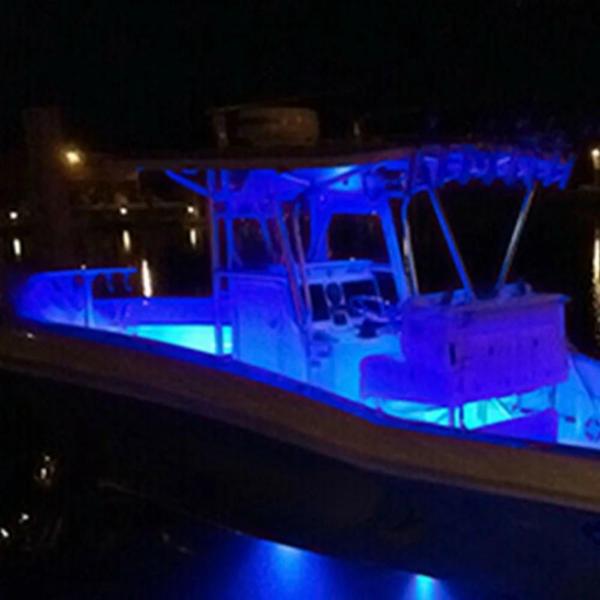 Imagem de Luzes De Cortesia De Deck LED À Prova D'água Branco Azul Âmbar 6 DC 12V Luzes De Cabine De Navegação