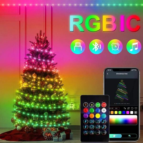 Imagem de Luzes de Fada LED RGBIC Dream Color 20m - Bluetooth, Música e APP