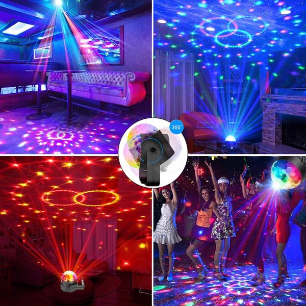 Imagem de Luzes de festa DJ Rave Lights LED Strobe Sound Activated