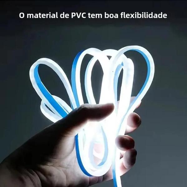 Imagem de Luzes de LED Multicoloridas 12V para Capô de Carro - Flexíveis e à Prova D'Água