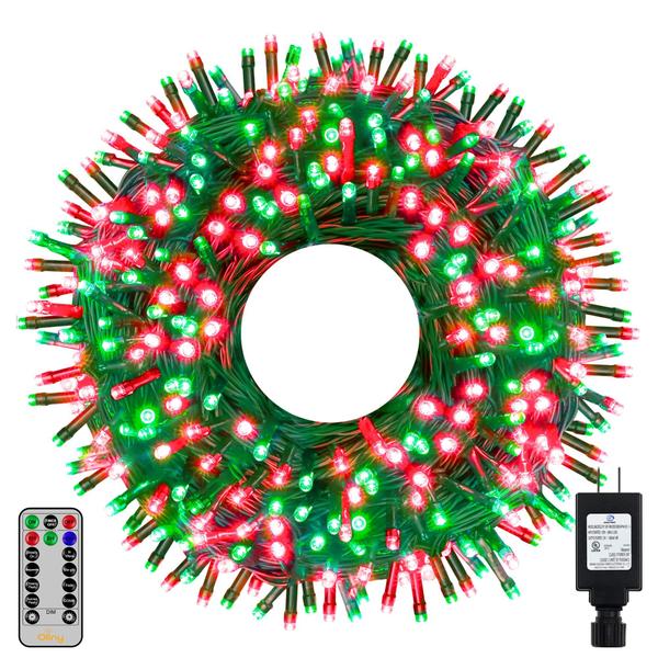 Imagem de Luzes de Natal Ollny 500LED 50mm com 8 modos e controle remoto