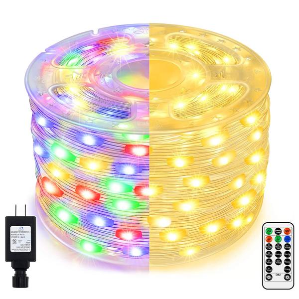 Imagem de Luzes de Natal Ollny Warm e Multicolor 600 LED 60m