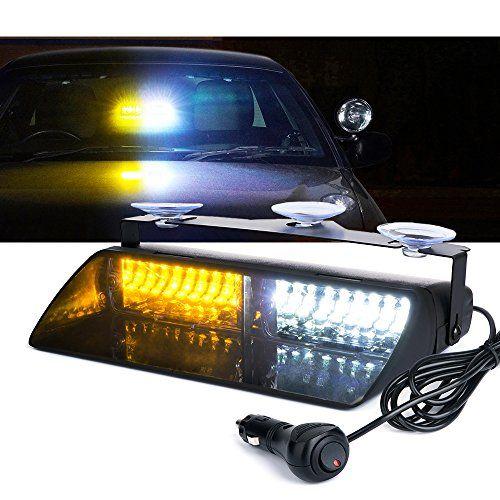 Luzes Estroboscópicas Xprite 16 LEDs Alta Intensidade Interior Caminhão - Branco/Amarelo Imagem de Luzes Estroboscópicas Xprite 16 LEDs Alta Intensidade Interior Caminhão - Branco/Amarelo