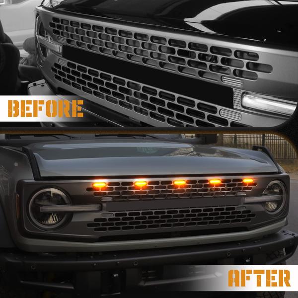 Imagem de Luzes LED para churrasco SEVEN SPARTA para Ford Bronco 2021-2024