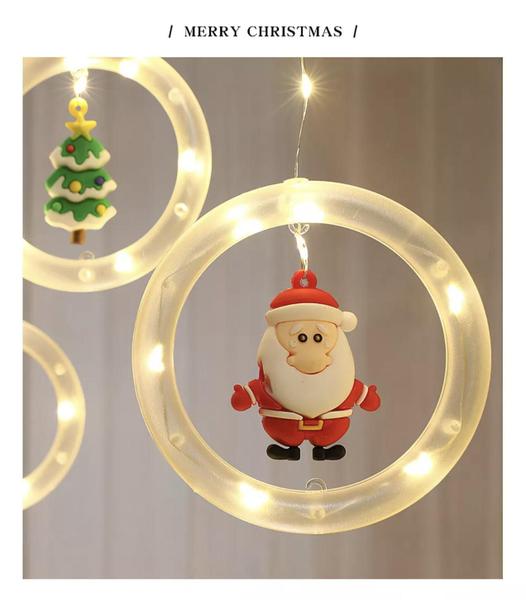 Imagem de Luzes LED para decoração de Natal em cascata USB