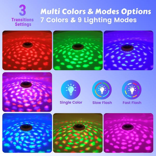 Imagem de Luzes Solares Flutuantes para Piscina Goallim - Design de Peixe RGB 6,5cm