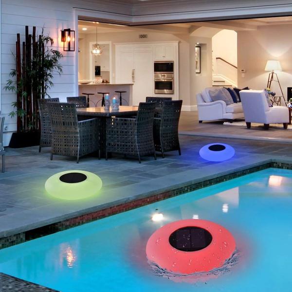 Imagem de Luzes solares flutuantes para piscina LED Blibly infláveis, 1 unidade